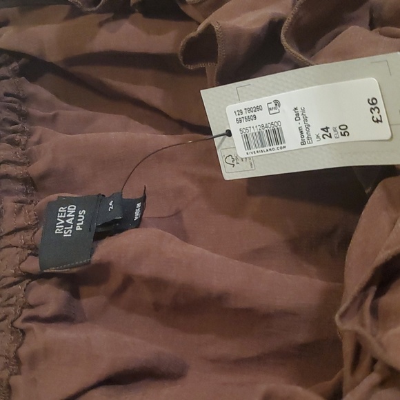 Ruffly Chocolate blouse - Picture 5 of 5